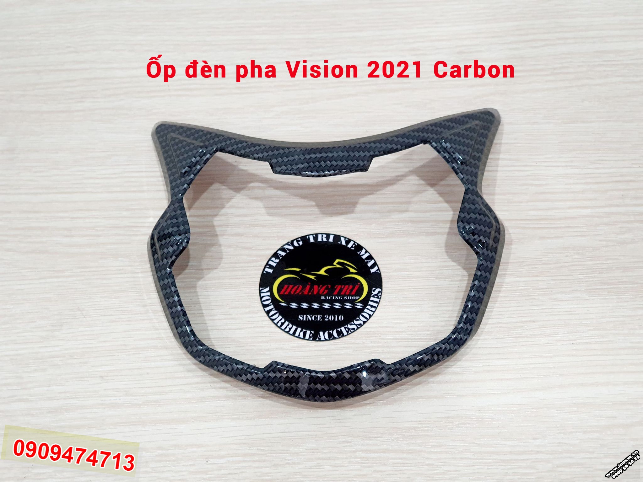 Ốp đèn pha Vision 2021 Carbon